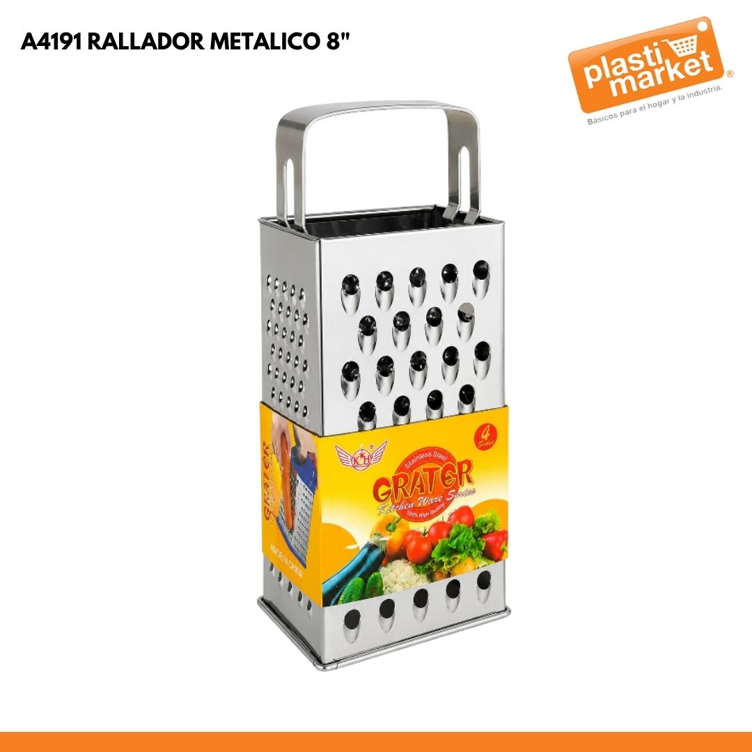 A4191 RALLADOR METALICO 8"