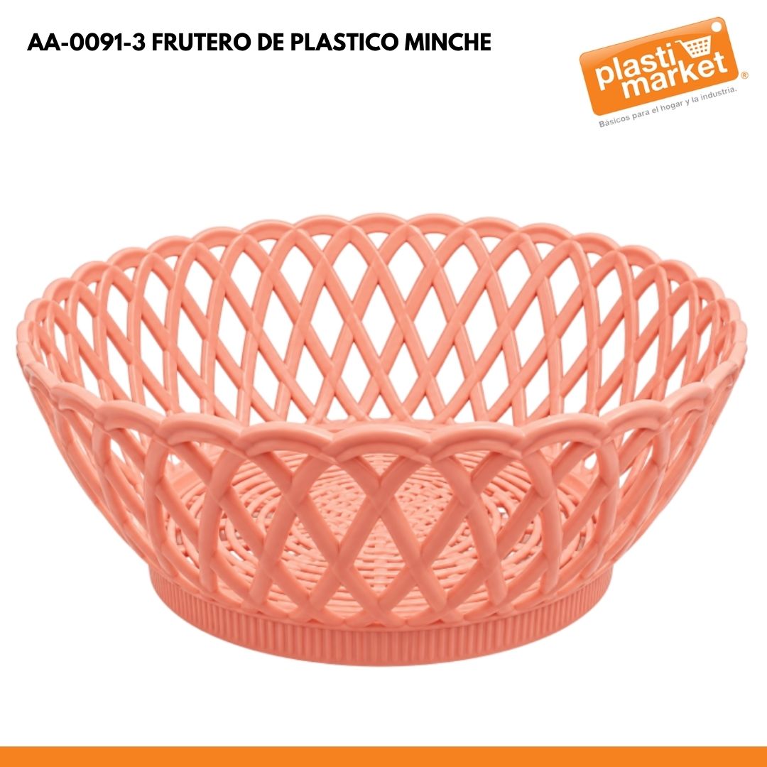 AA-0091-3 FRUTERO DE PLASTICO MINCHE