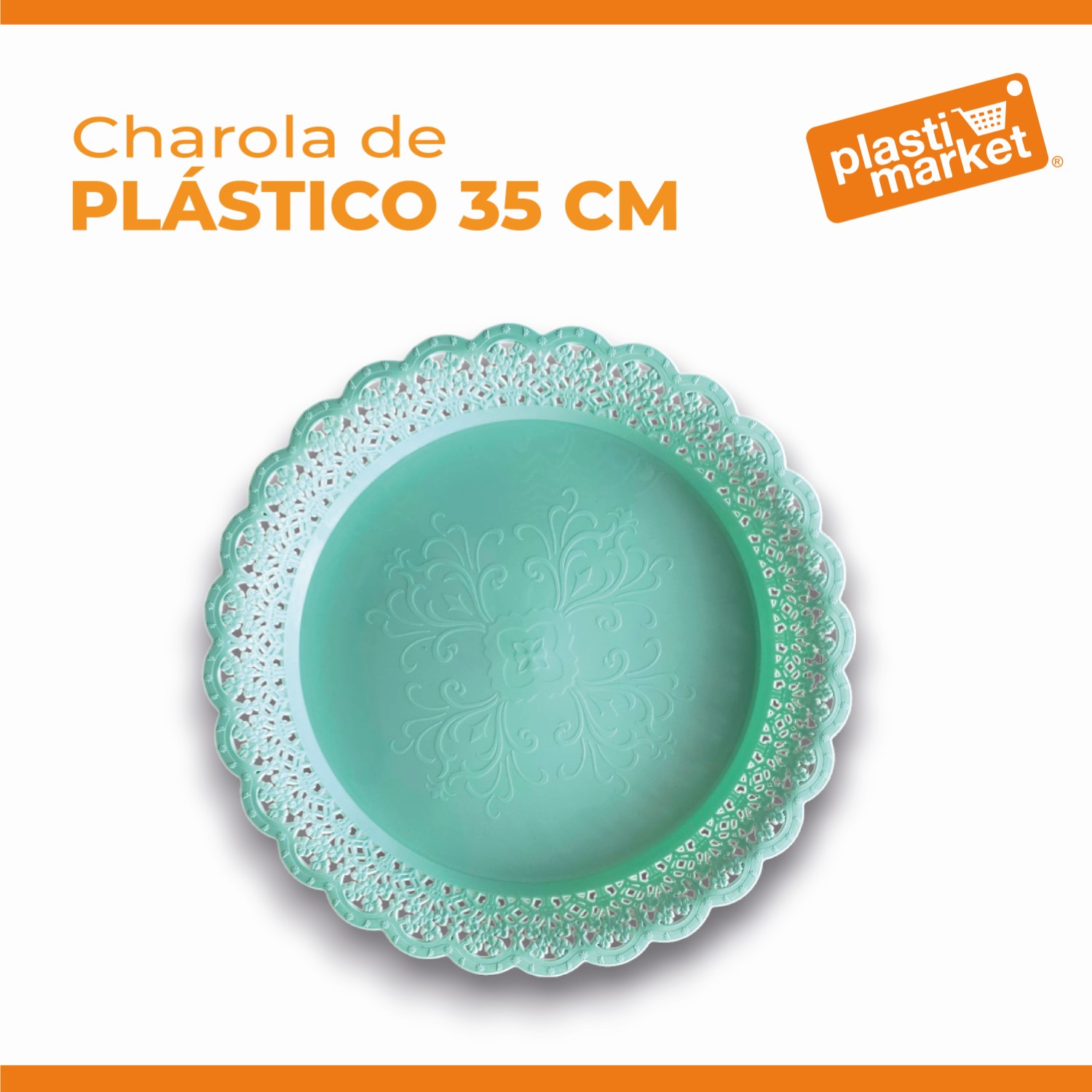 AA-0110-3 CHAROLA DE PLASTICO 35 CM.