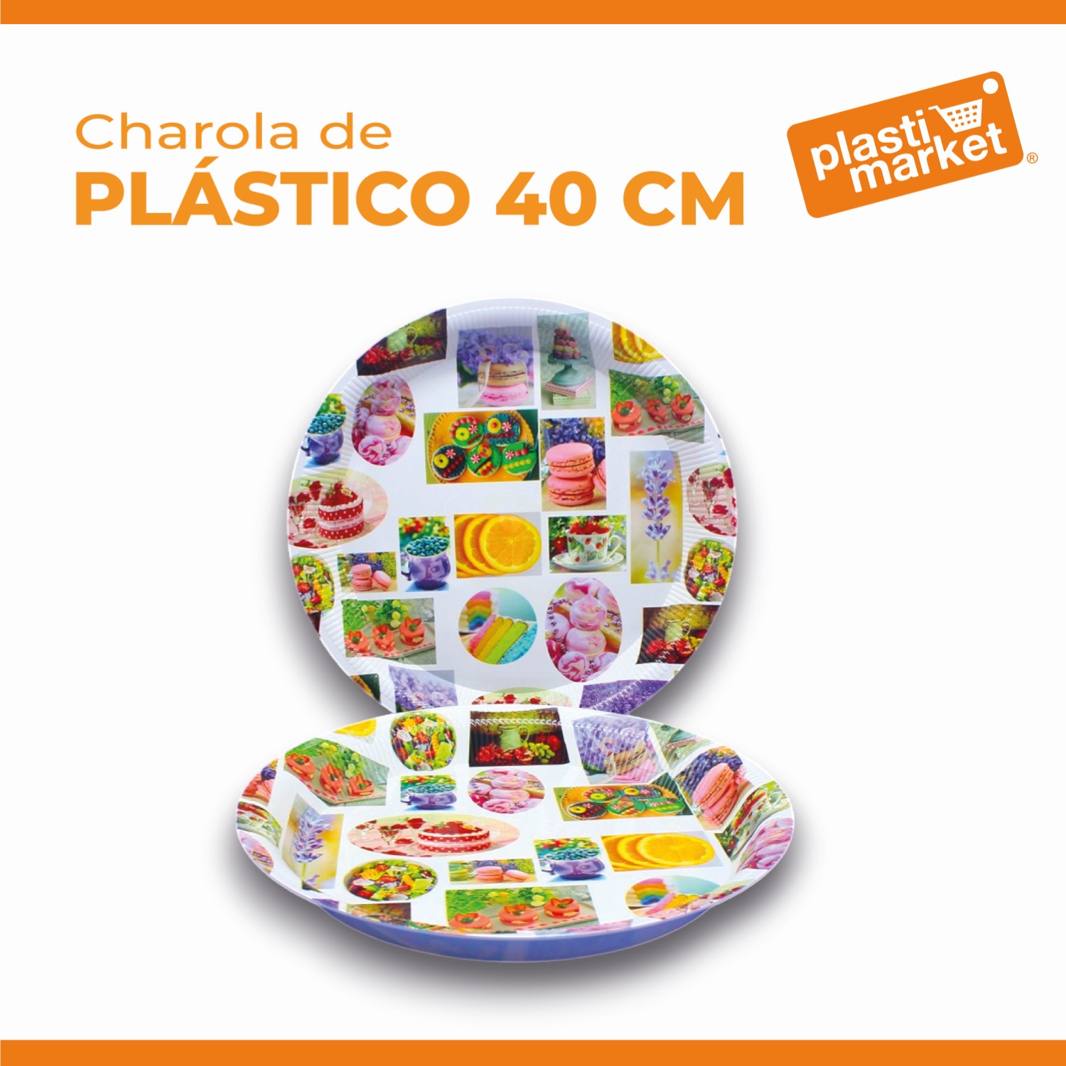 AA-0205-3 CHAROLA DE PLASTICO 40 CM.