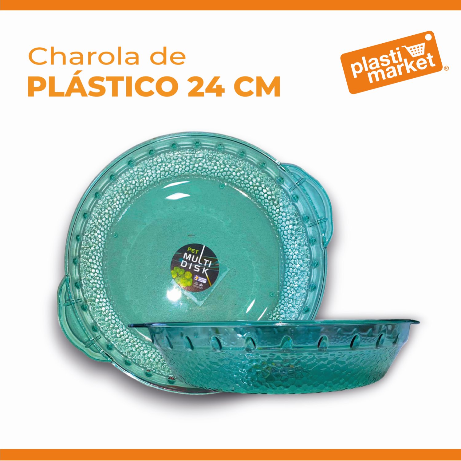 AA-1107-2 CHAROLA DE PLASTICO 24 CM.