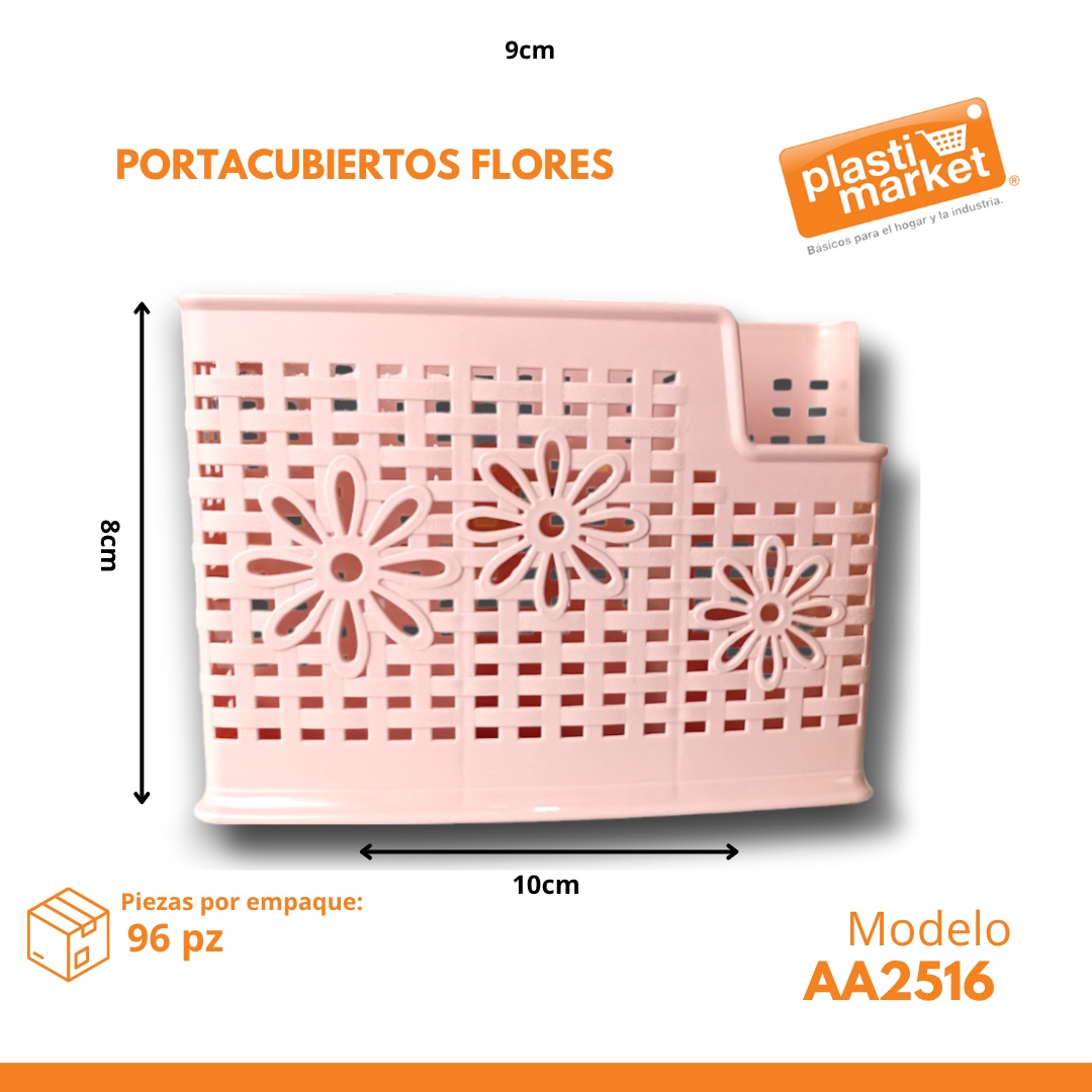 AA-2516 PORTACUBIERTOS FLORES