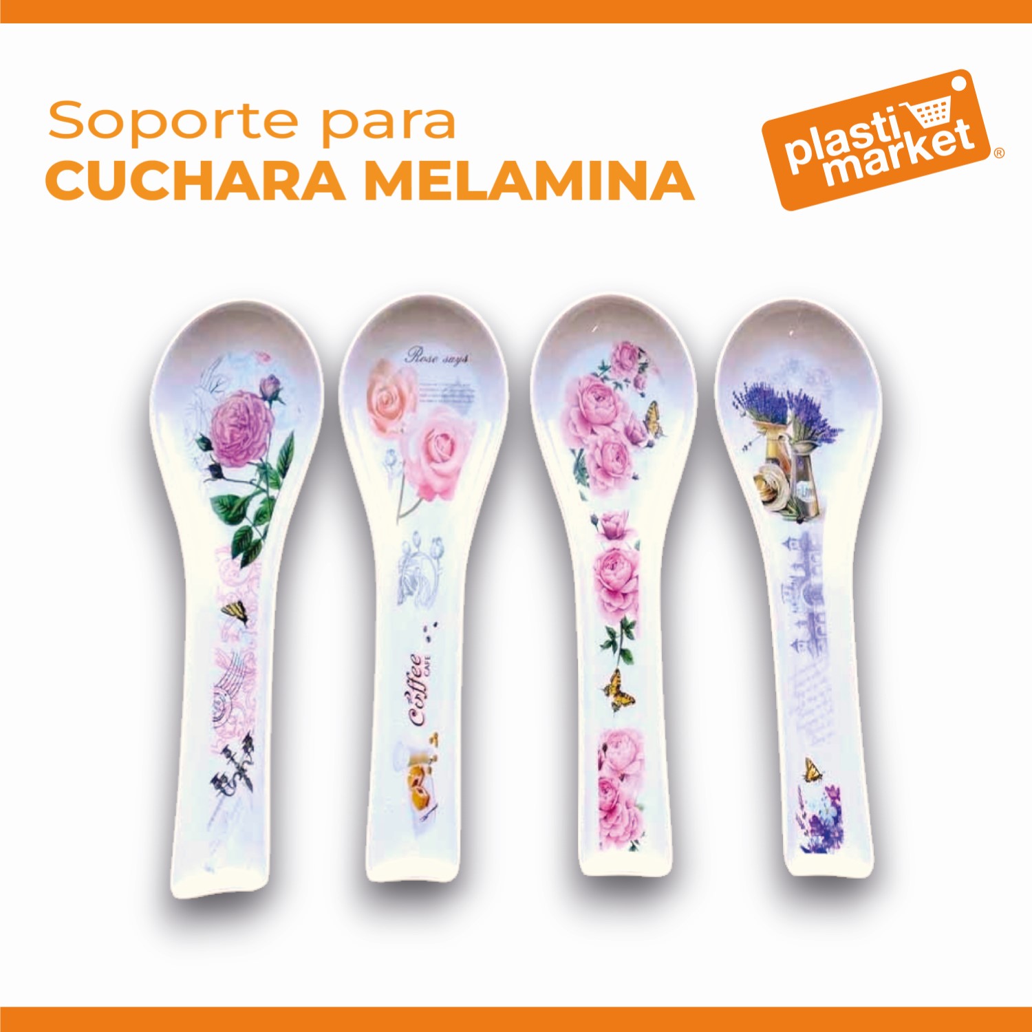 AB-3250 SOPORTE P/CUCHARA MELAMINA