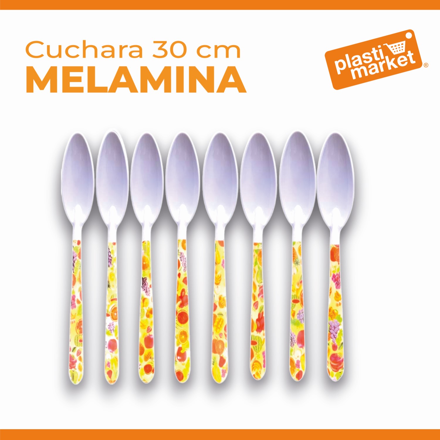 AB-3251-30 CUCHARA MELAMINA 30 CM.