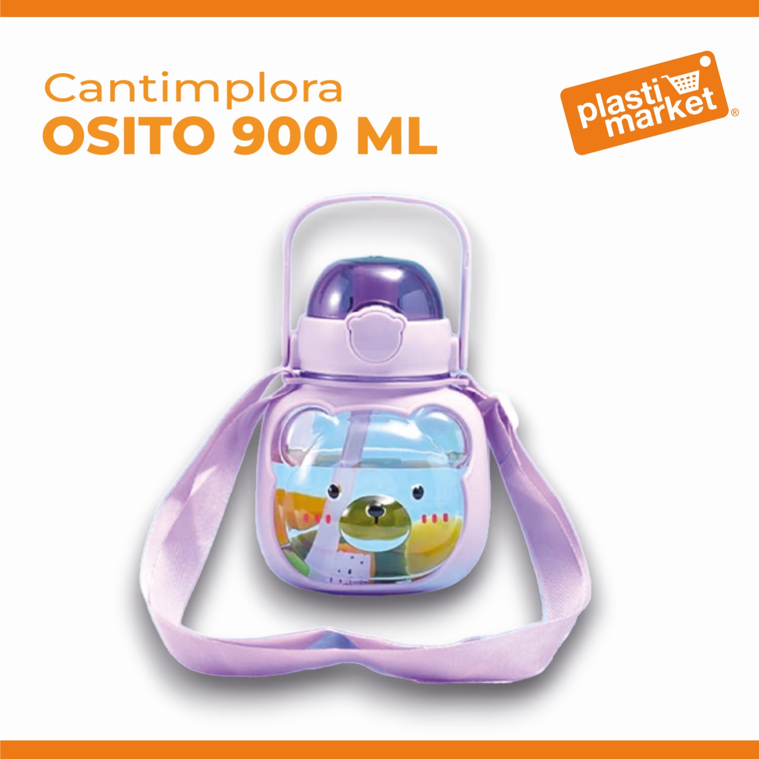 AD-0009 CANTIMPLORA OSITO 900 ML.