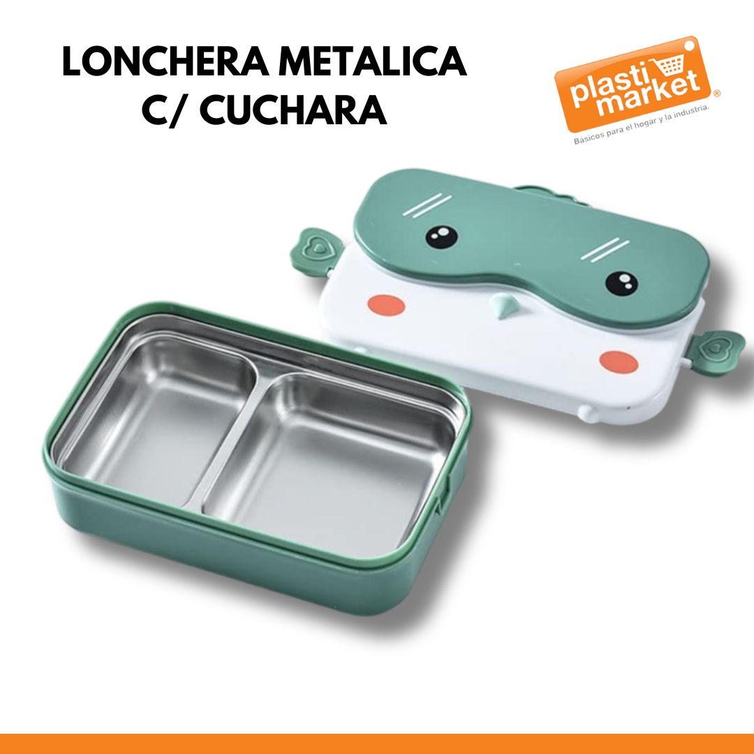 AD-1984 LONCHERA METALICA C/CUCHARA