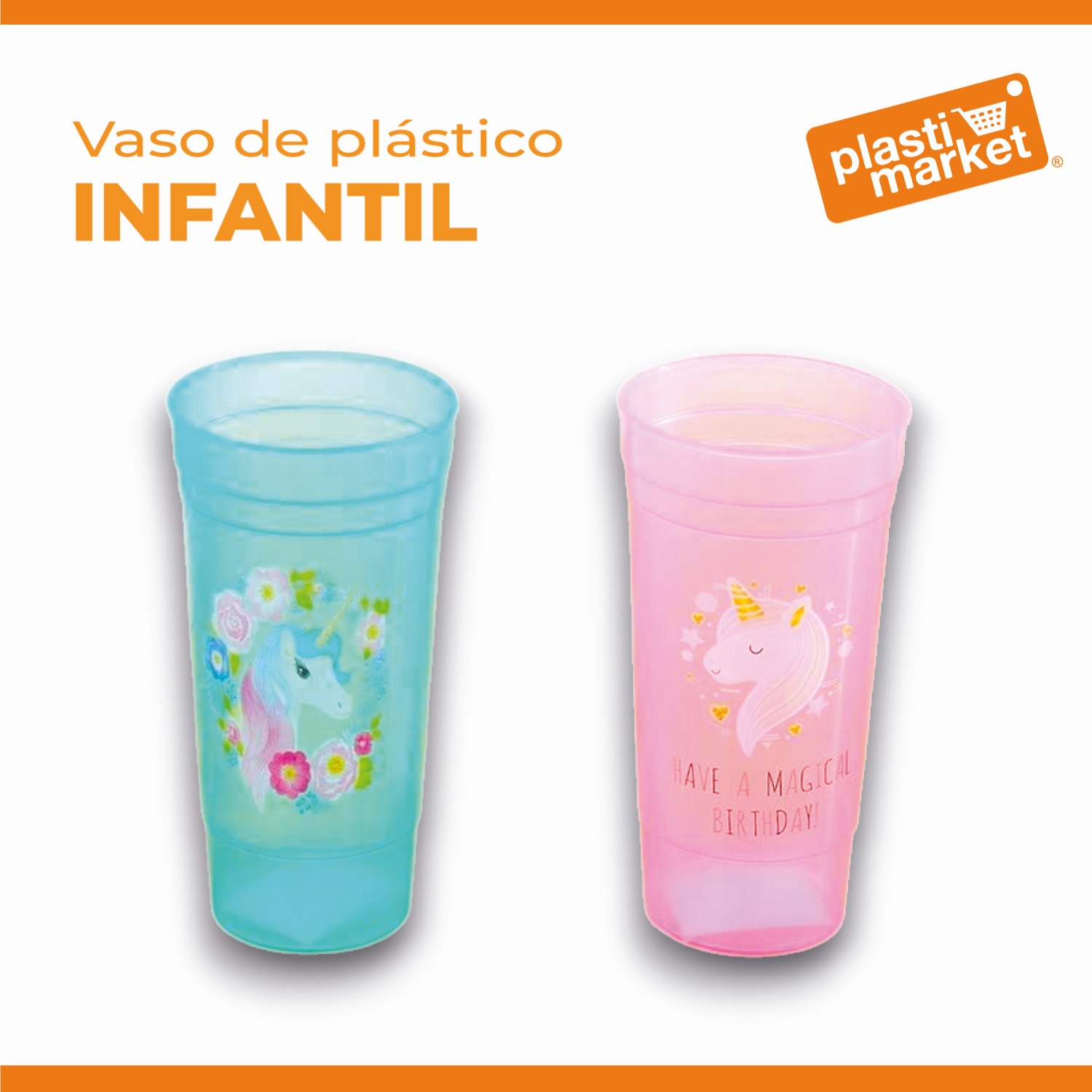 AD-3426 VASO DE PLASTICO INFANTIL