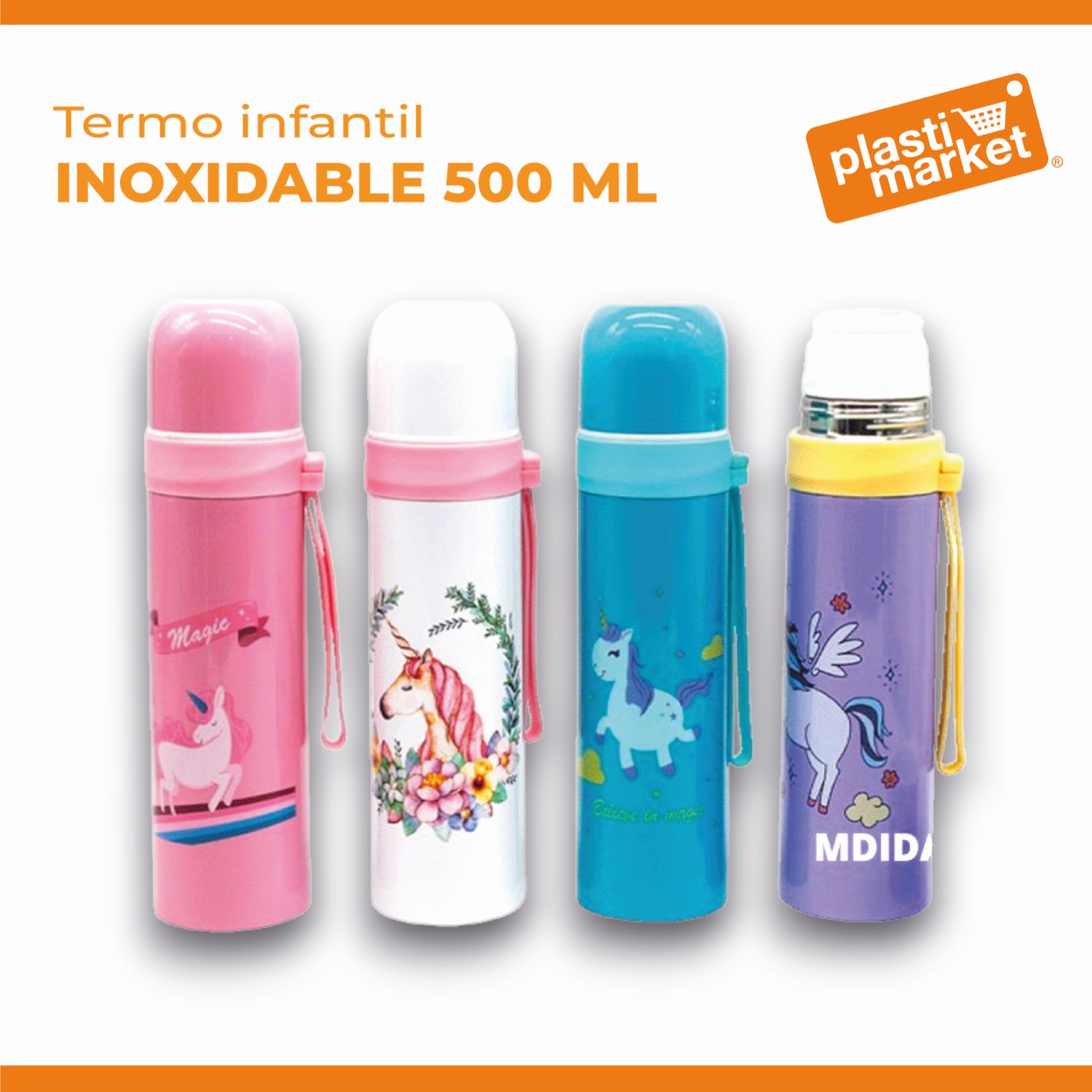 AD-4418-1 TERMO INFANTIL INOXIDABLE 500 ML.