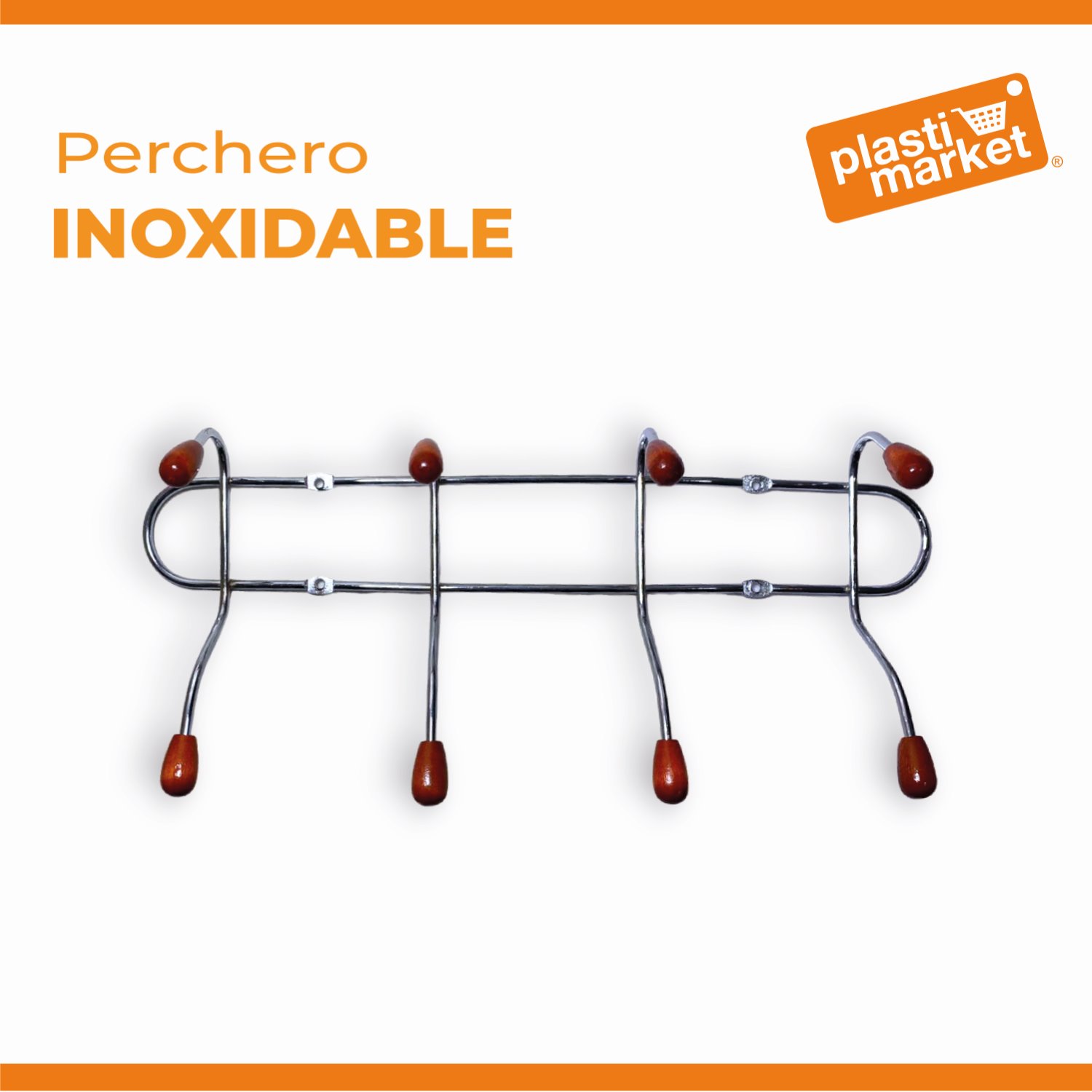 AE-0024 PERCHERO INOXIDABLE 32 CM.