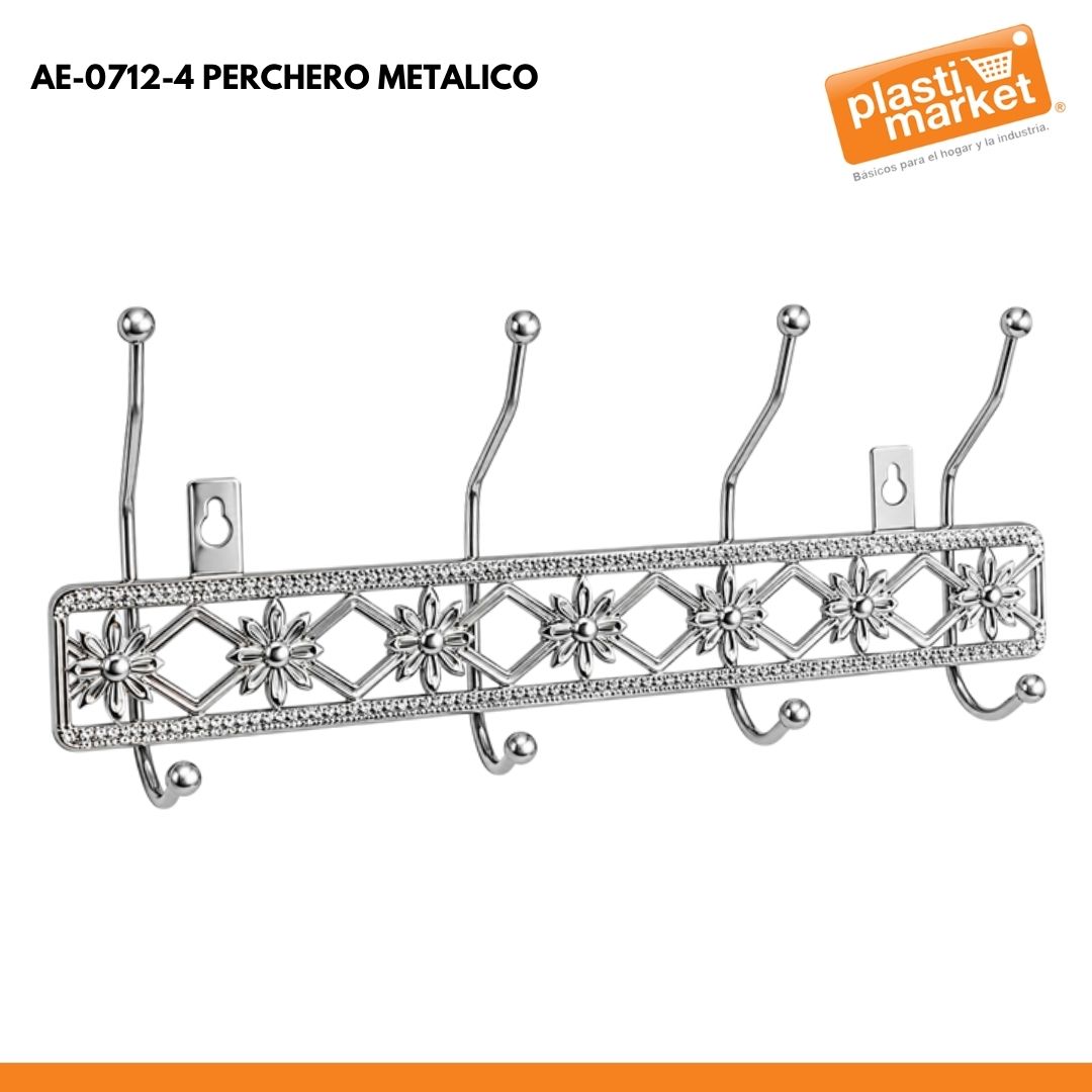 AE-0712-4 PERCHERO METALICO
