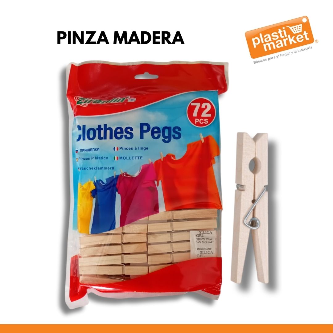 AE-3253 PINZA MADERA 72 PZ.