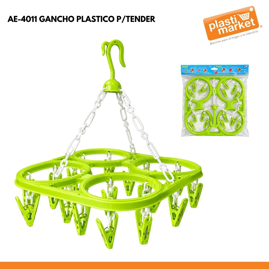 AE-4011 GANCHO PLASTICO PARA TENDER
