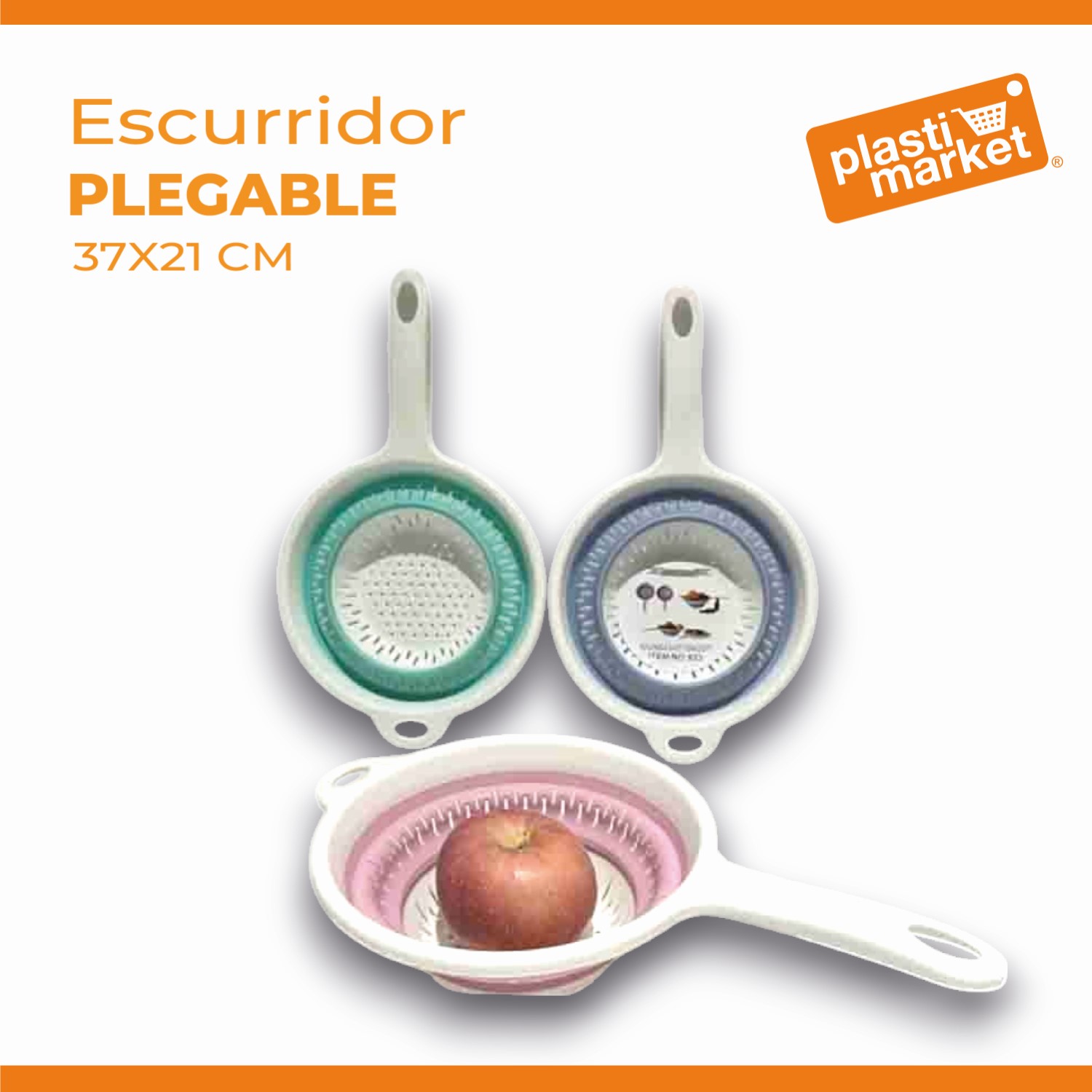 AK-2301 ESCURRIDOR PLEGABLE 37X21 CM.