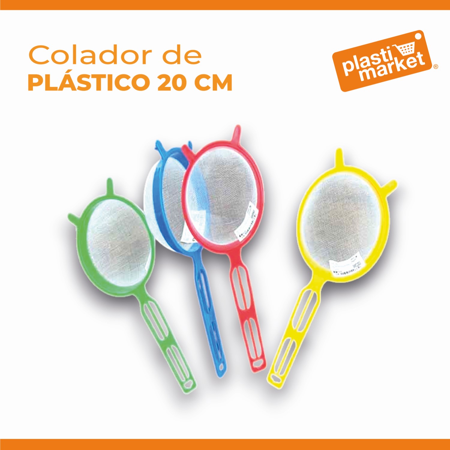 AK-5904-2 COLADOR DE PLASTICO 20 CM.