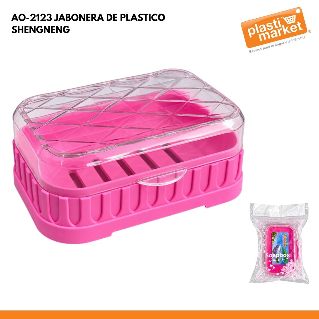 AO-2123 JABONERA DE PLASTICO SHENGNENG