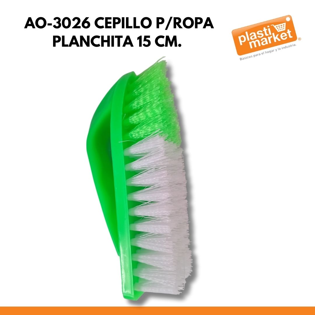 AO-3026 CEPILLO P/ROPA PLANCHITA 15 CM.