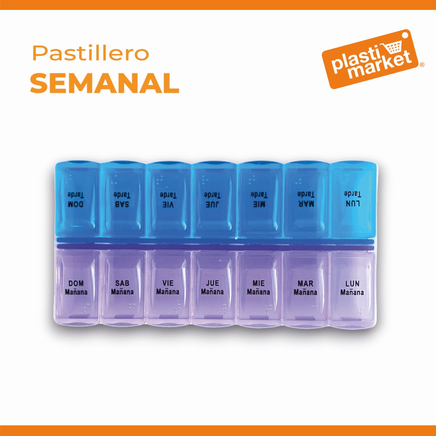 AO-9004 PASTILLERO SEMANAL