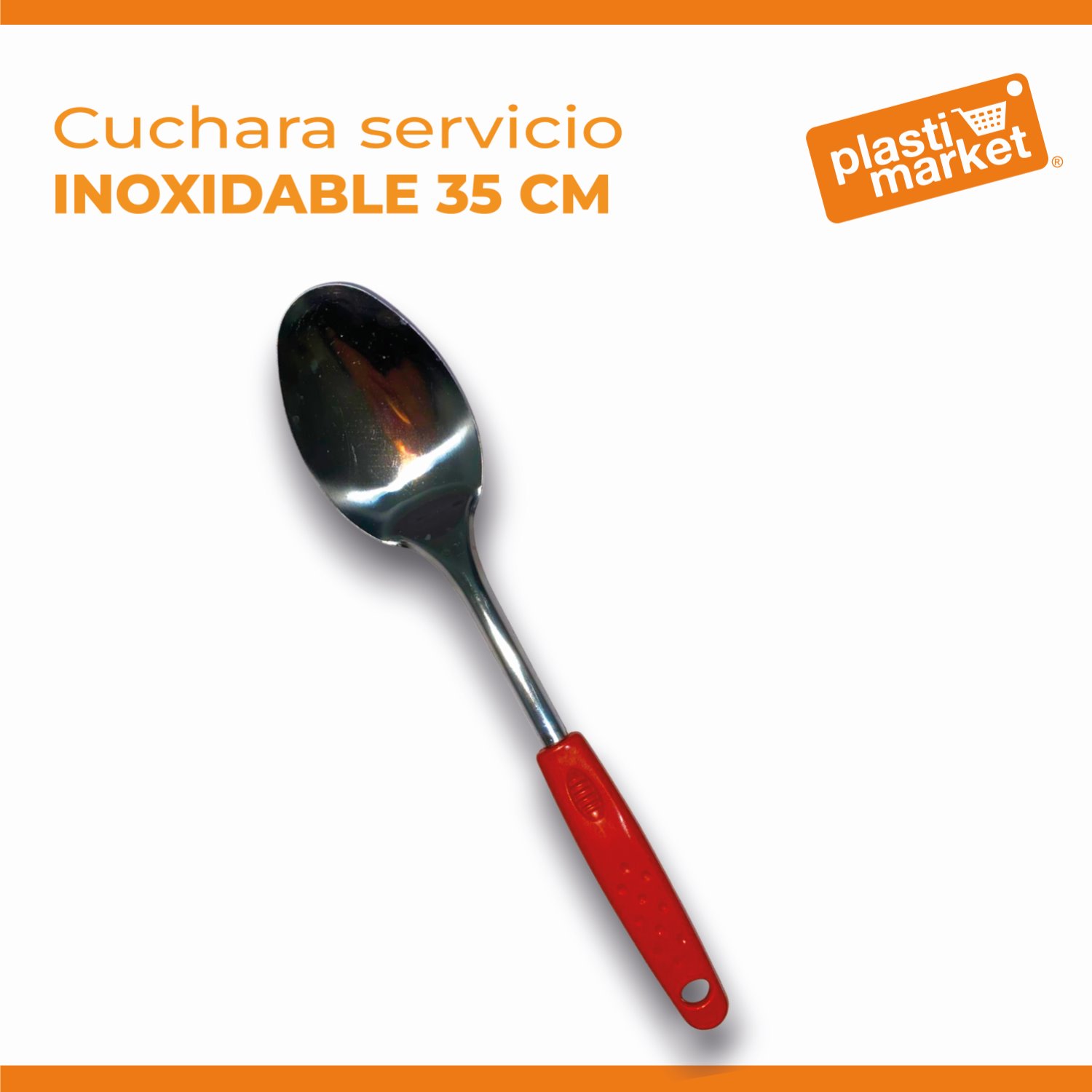 AS-1621-1 CUCHARA SEVICIO INOXIDABLE 35 CM.
