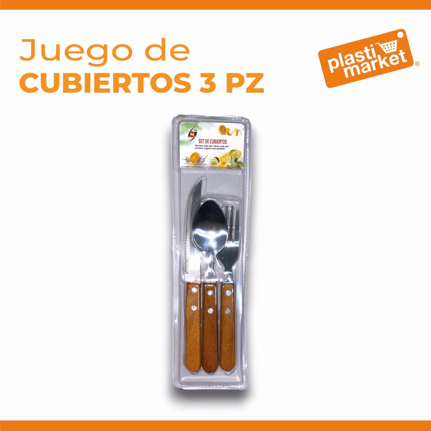 AS-1851 JUEGO DE CUBIERTOS 3 PZ.