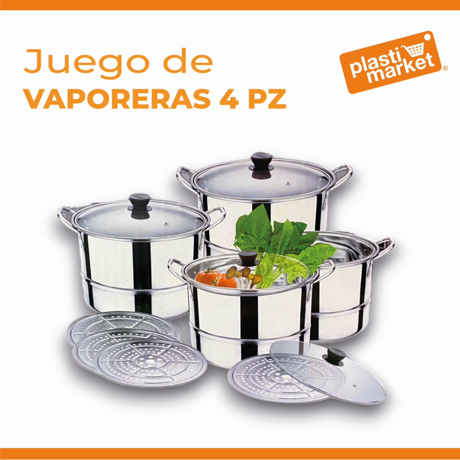 AS-8607 JUEGO DE VAPORERAS 4 PZ.