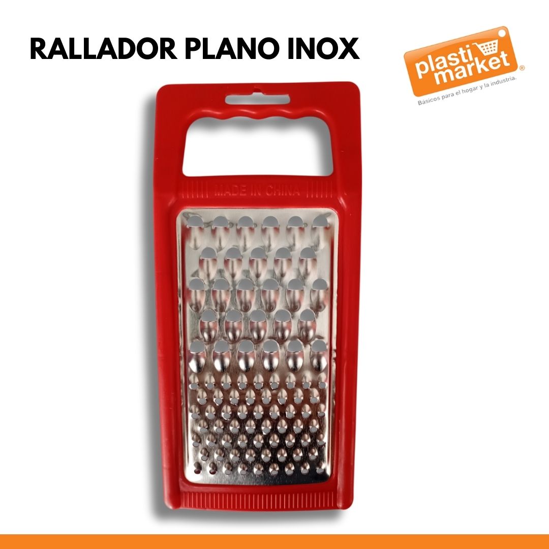 AS-9002 RALLADOR PLANO INOX.