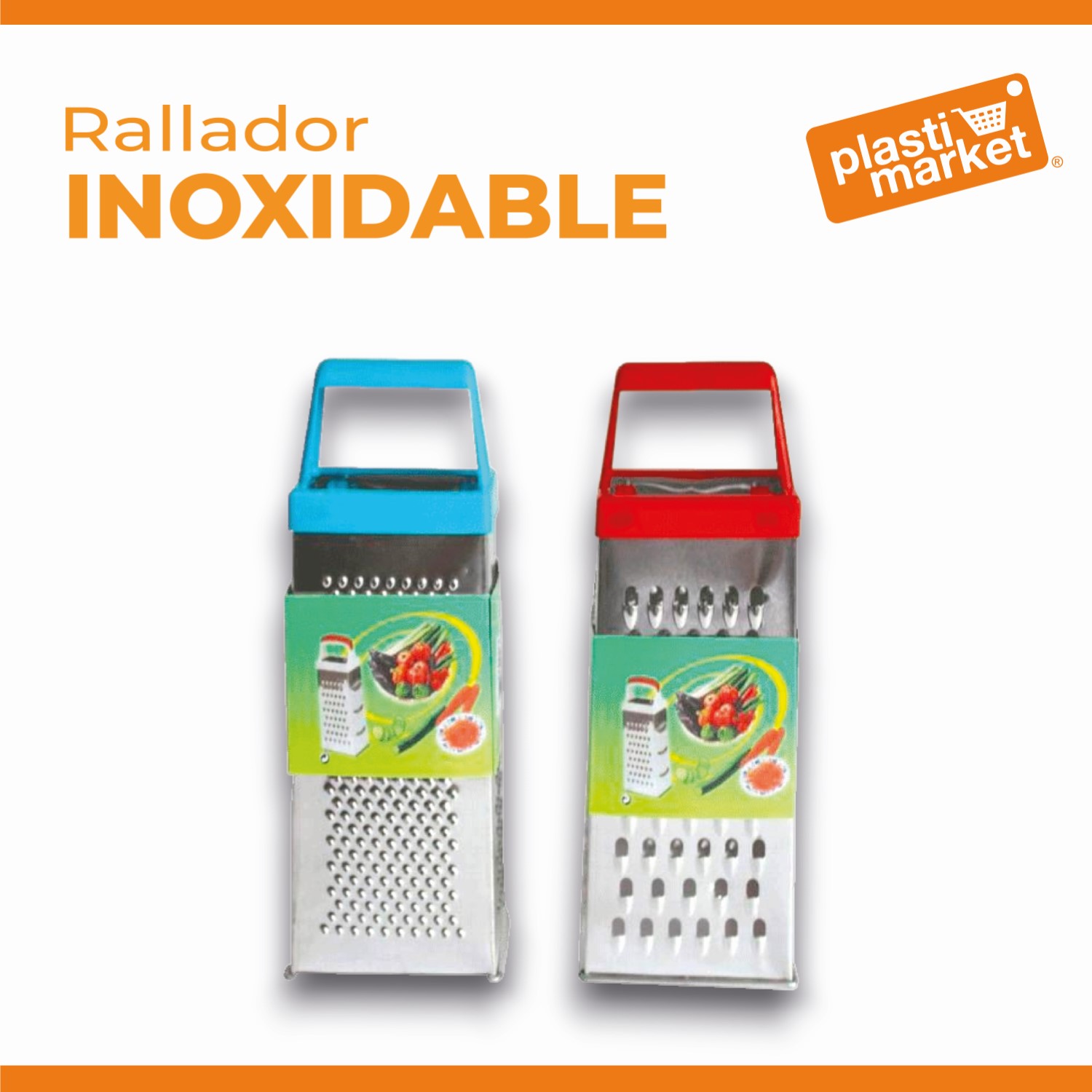 AS-9153 RALLADOR INOXIDABLE