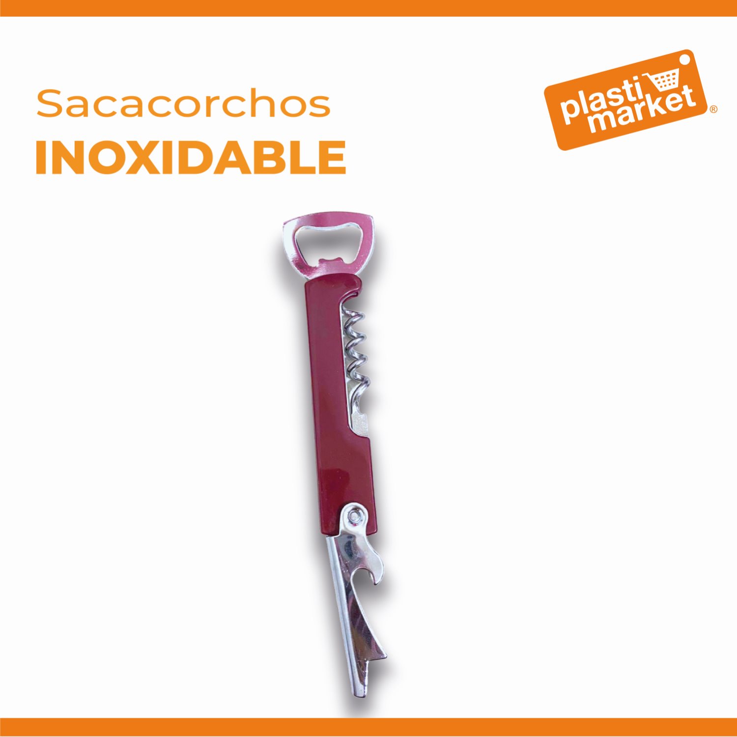 AS-9324 SACACORCHOS INOXIDABLE