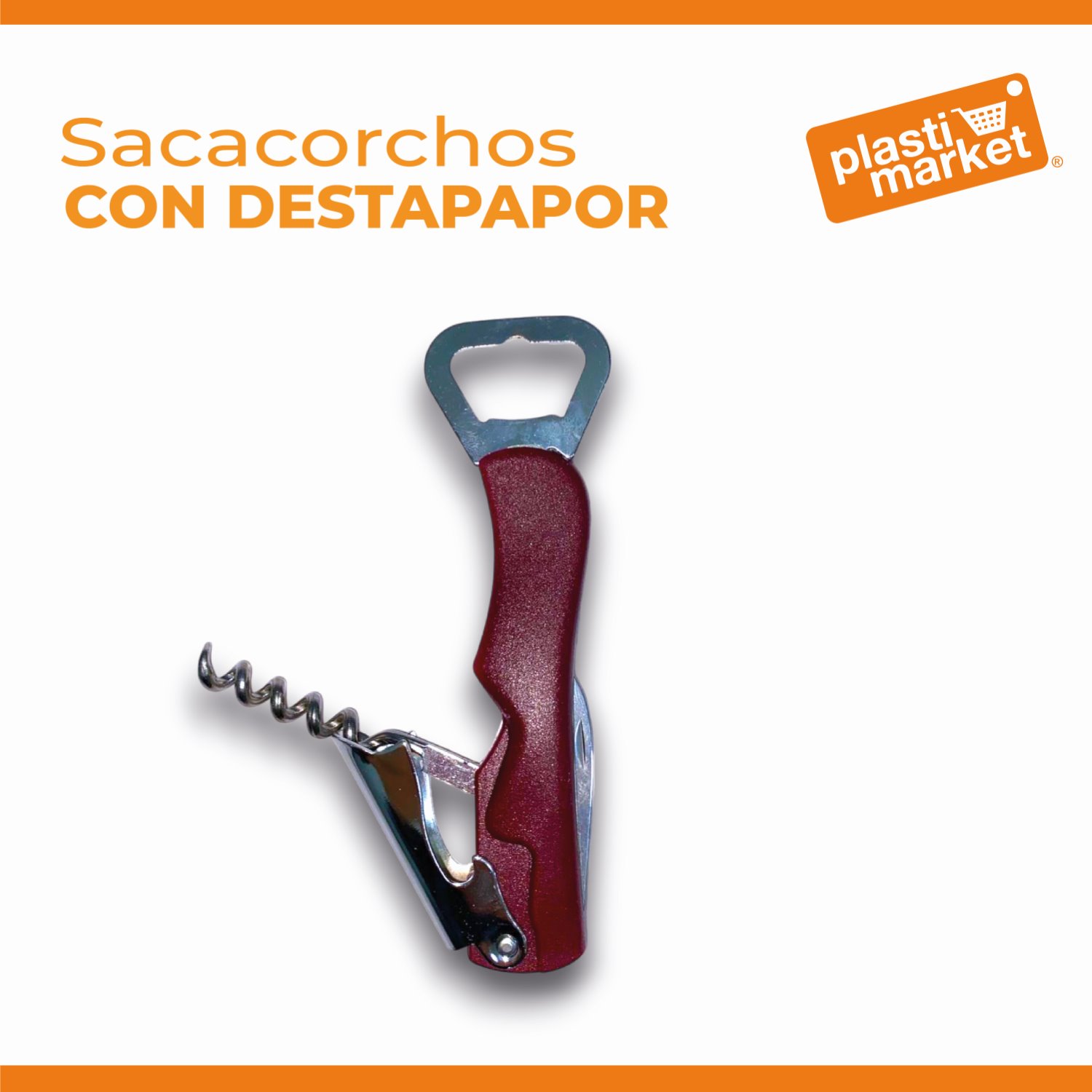 AS-9325 SACACORCHOS C/DESTAPADOR