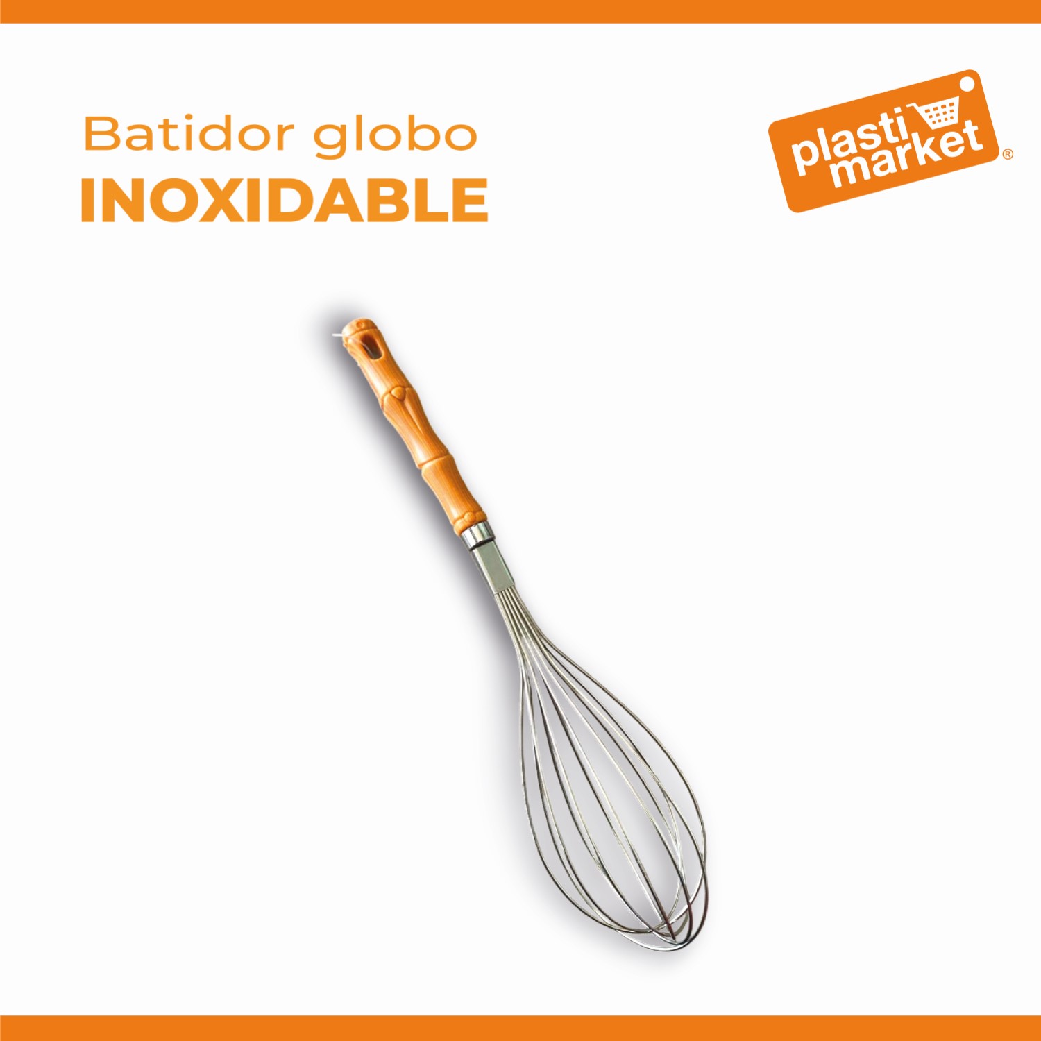 AS-9957-12 BATIDOR GLOBO INOXIDABLE