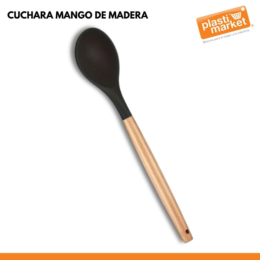AT-4102-1 CUCHARA MANGO DE MADERA