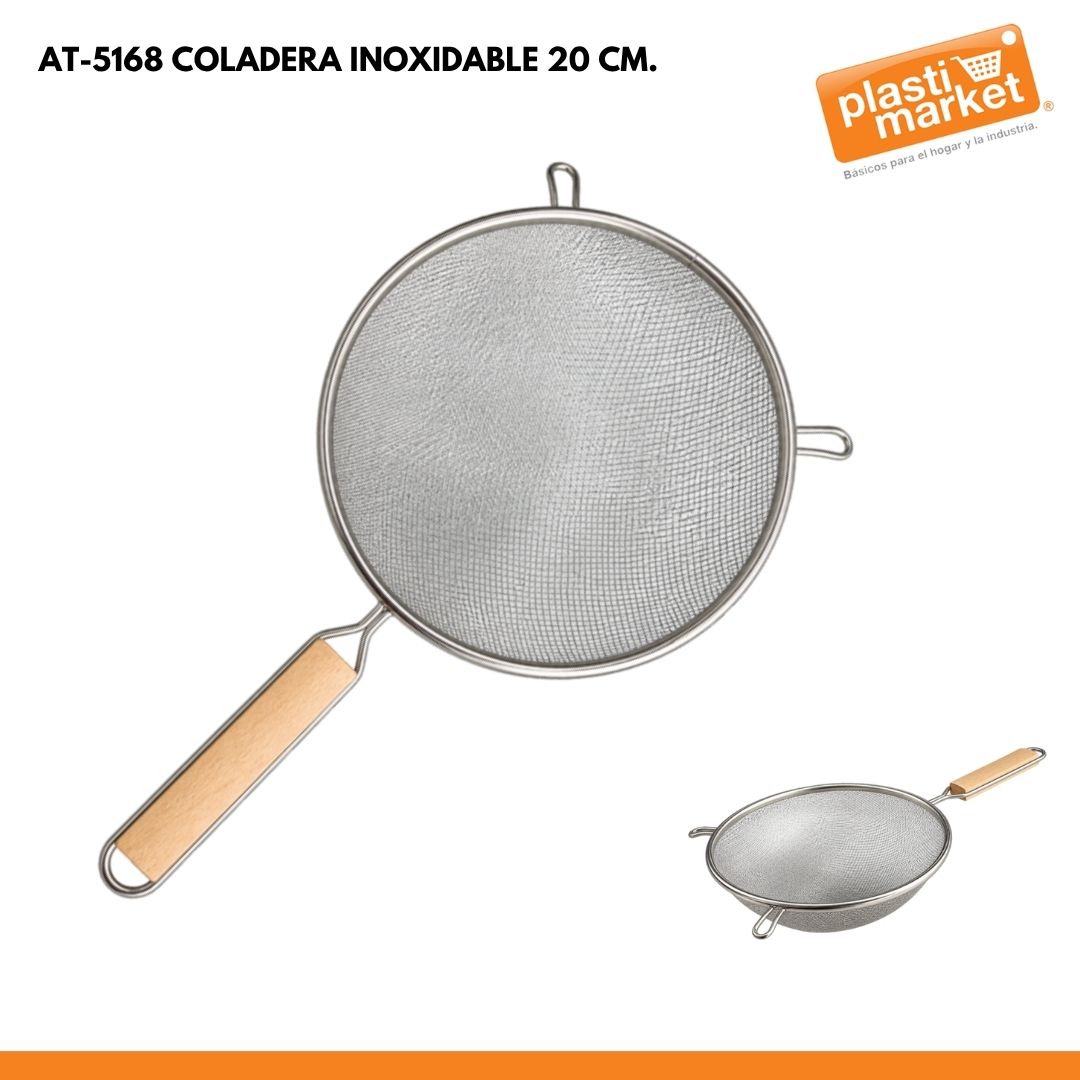 AT-5168 COLADERA INOXIDABLE 20 CM.