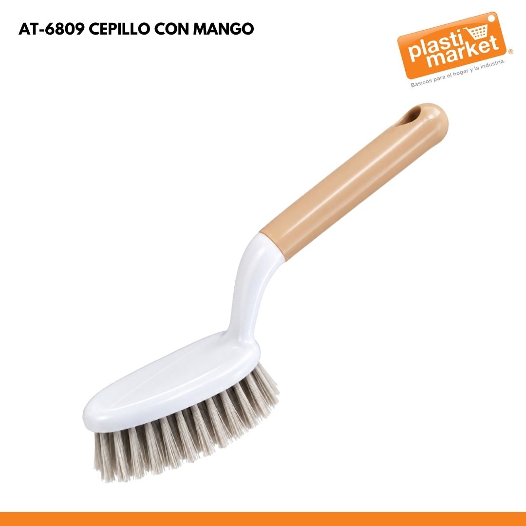 AT-6809 CEPILLO CON MANGO
