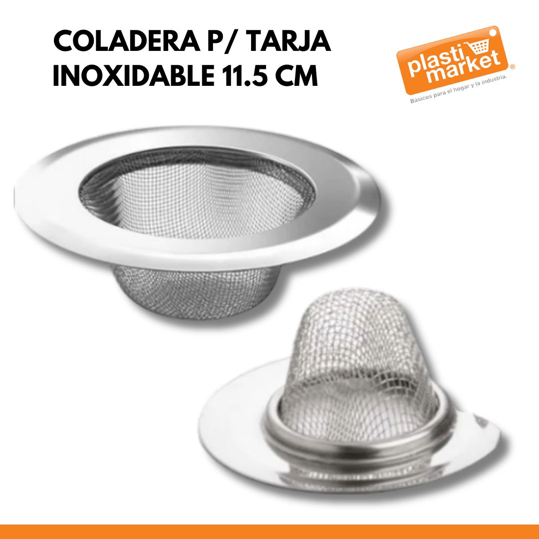 AT-8004-11.5 COLADERA P/TARJA INOXIDABLE 11.5 CM.