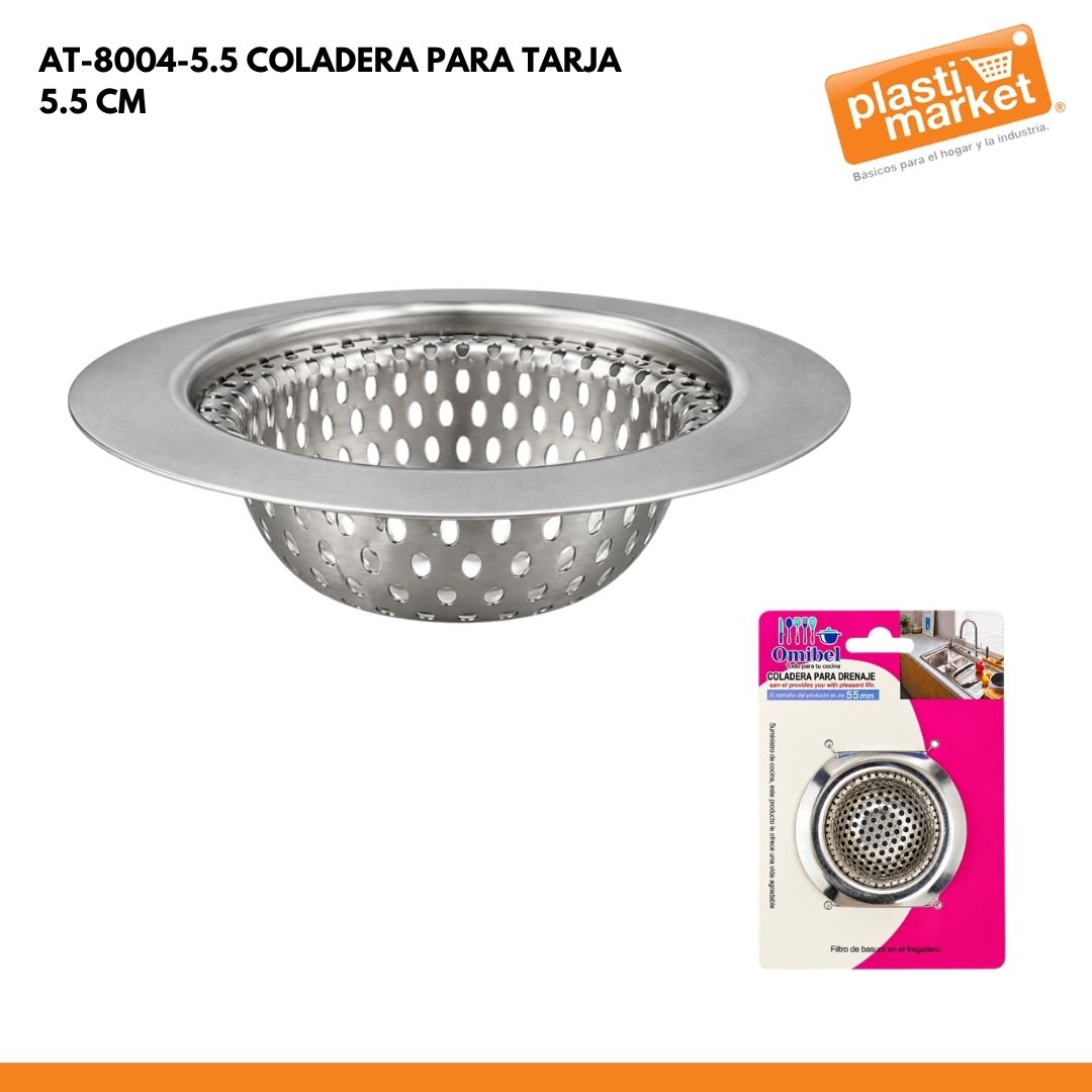 AT-8004-5.5 COLADERA PARA TARJA 5.5 CM.