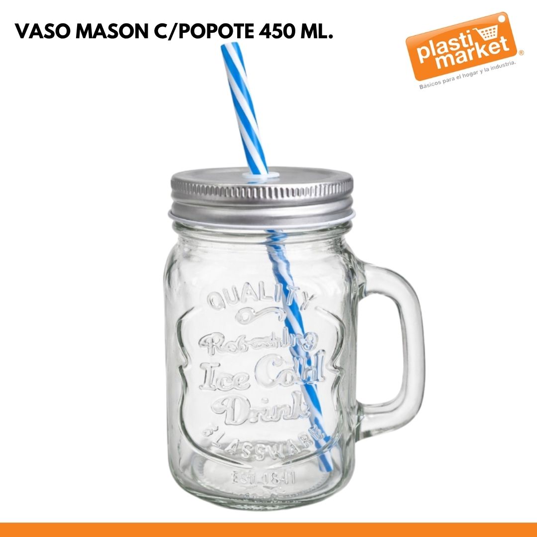 AV-2506 VASO MASON C/POPOTE
