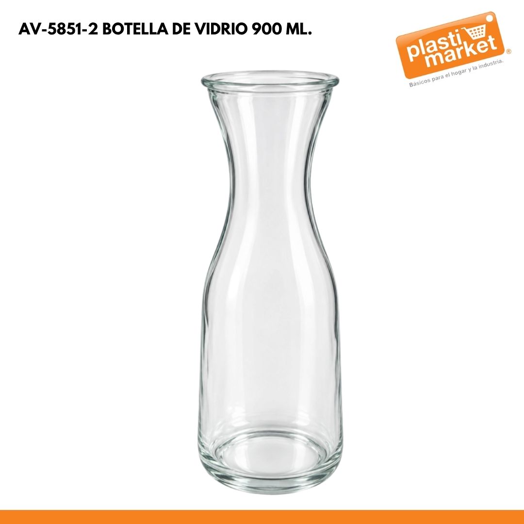 AV-5851-2 BOTELLA DE VIDRIO 900 ML.