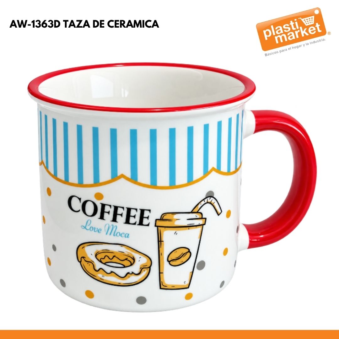 AW-1363D TAZA DE CERAMICA COFFEE