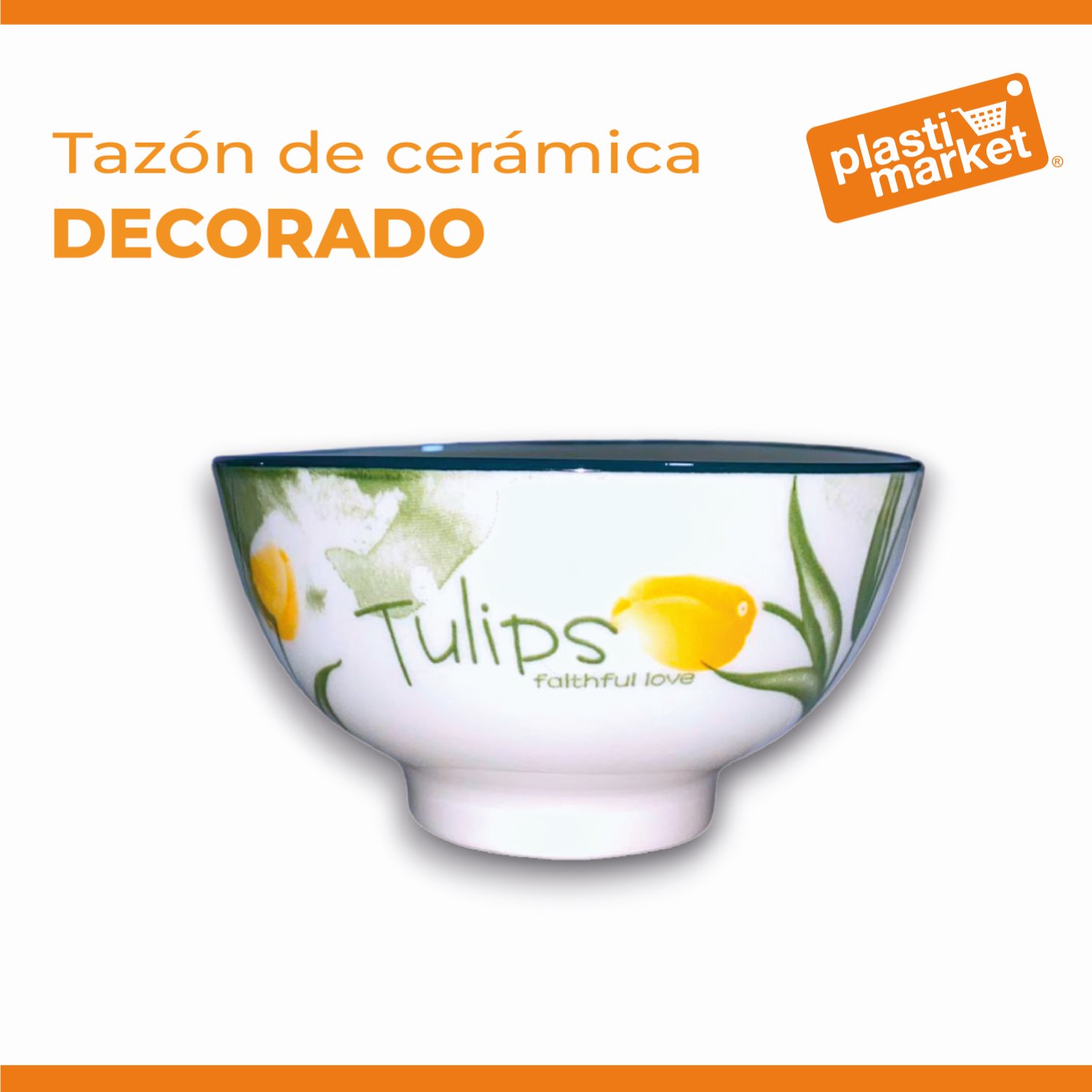 AW-1763A TAZON DE CERAMICA DECORADO 4"