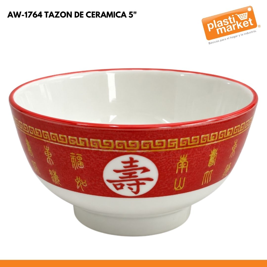AW-1764 TAZON DE CERAMICA 5"