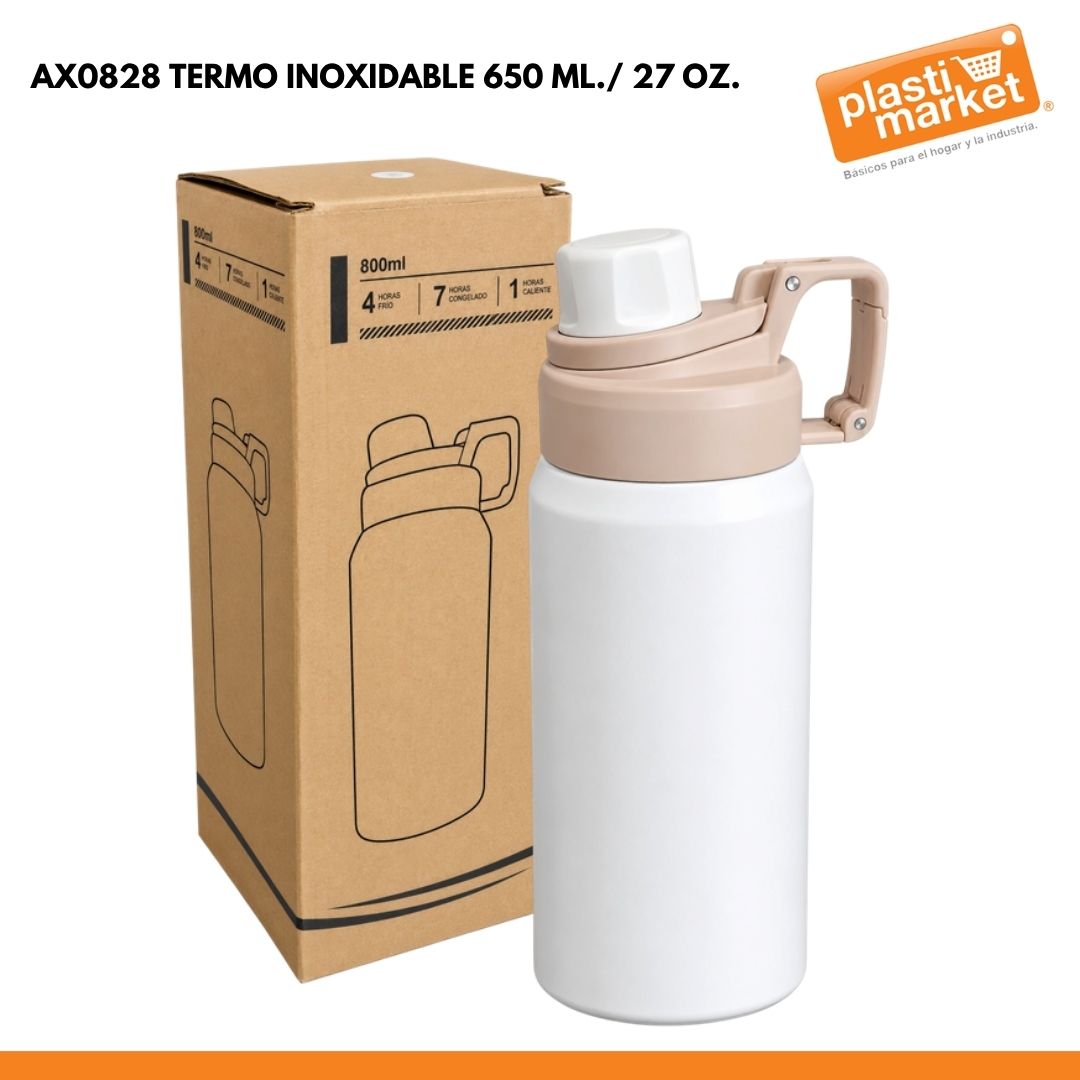 AX0828 TERMO INOXIDABLE 650 ML./ 27 OZ.