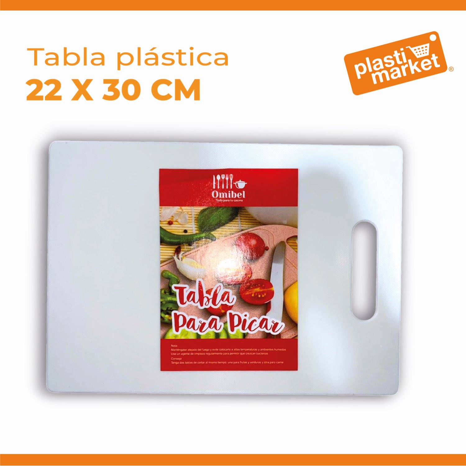 AZ-6422 TABLA PLASTICA 22X30 CM.