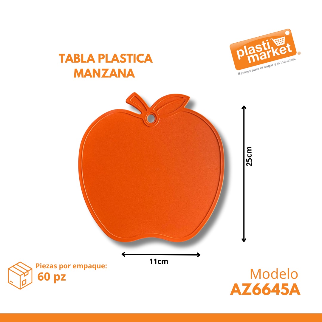 AZ-6645A TABLA PLASTICA MANZANA