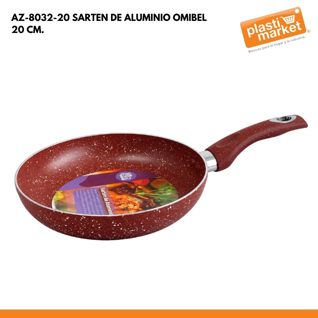 AZ-8032-20 SARTEN DE ALUMINIO OMIBEL 20 CM.