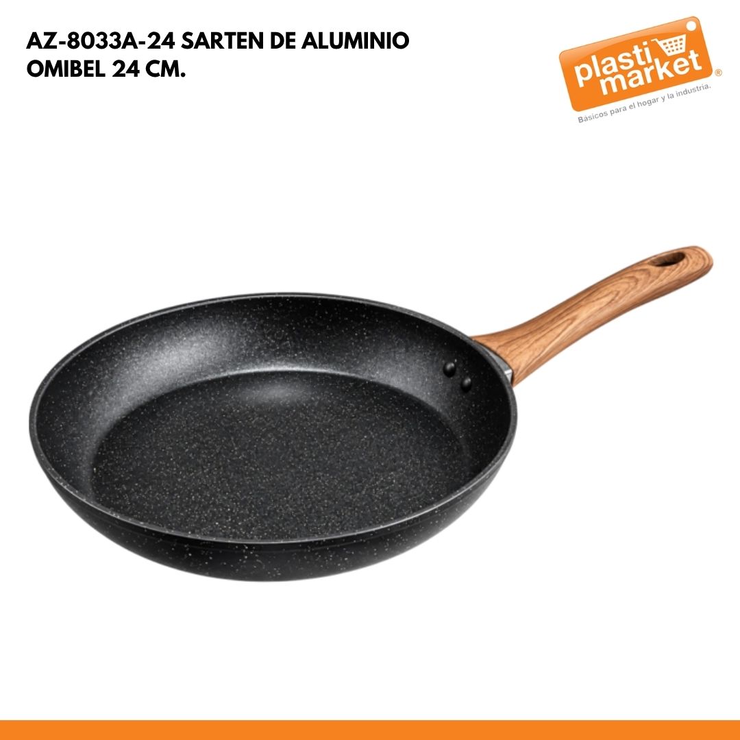 AZ-8033A-24 SARTEN DE ALUMINIO OMIBEL 24 CM.