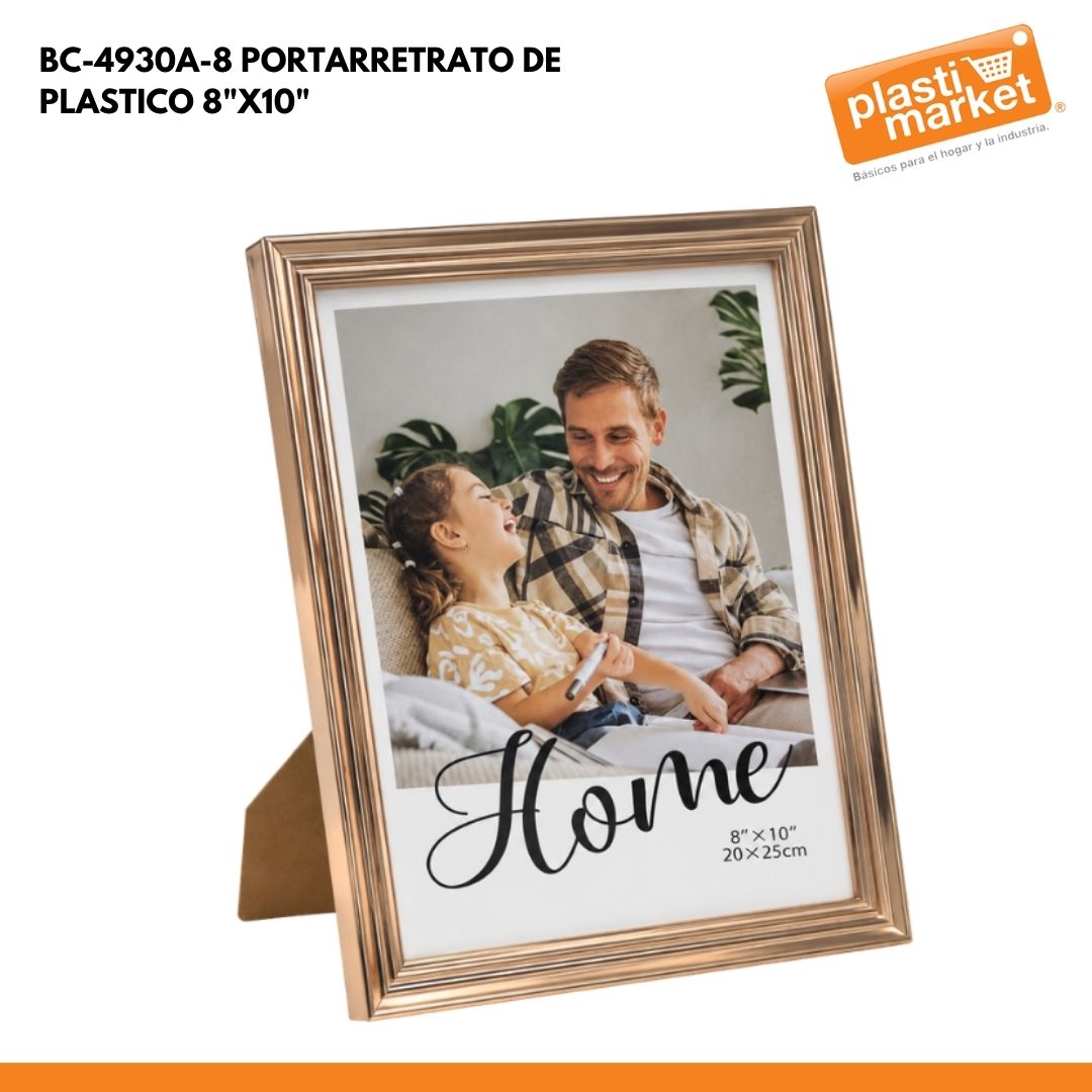BC-4930A-8 PORTARRETRATO DE PLASTICO 8"X10"