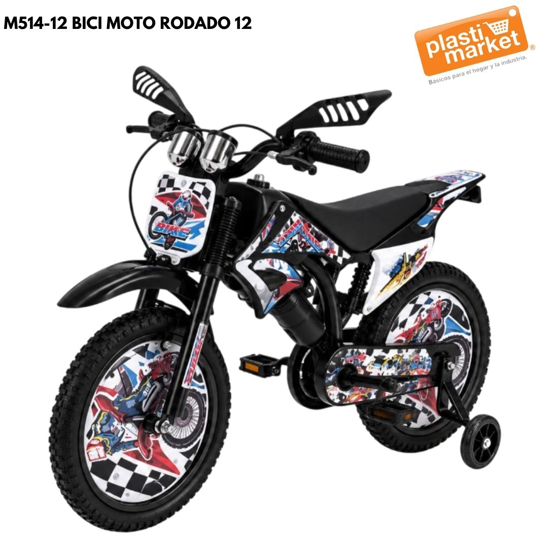 M514-12 BICICLETA MOTO RODADO 12