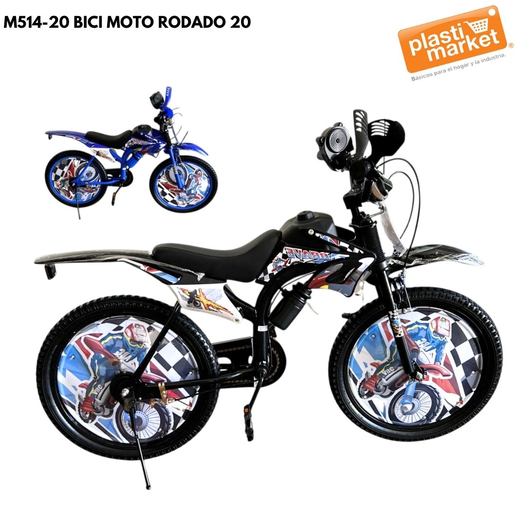 M514-20 BICICLETA MOTO RODADO 20