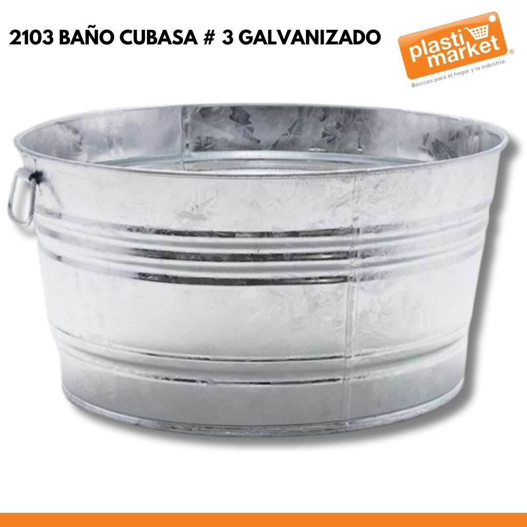 2103 BAÑO CUBASA # 3 GALVANIZADO