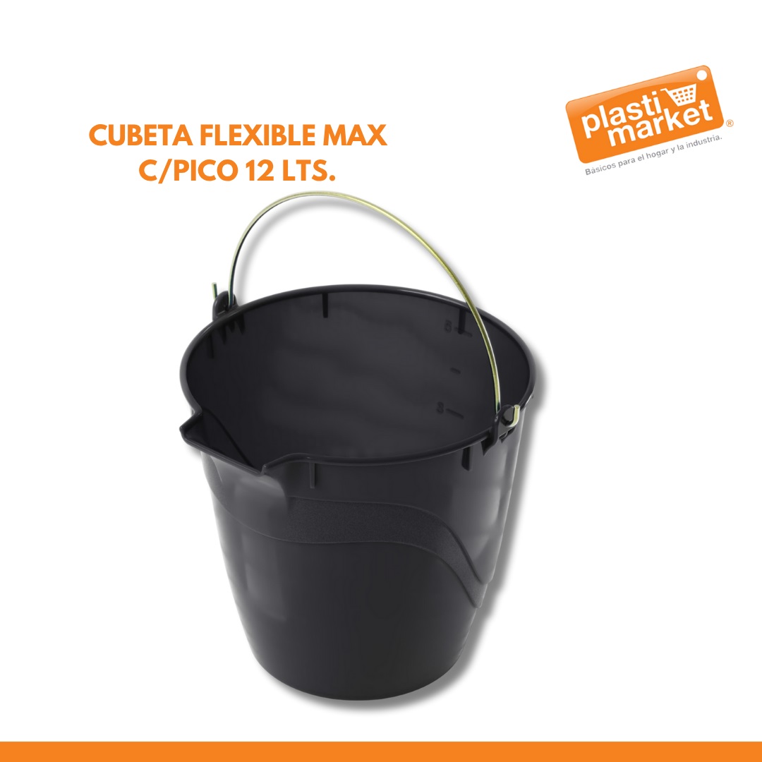 CUBETA FLEXIBLE MAX C/PICO 12 LTS.