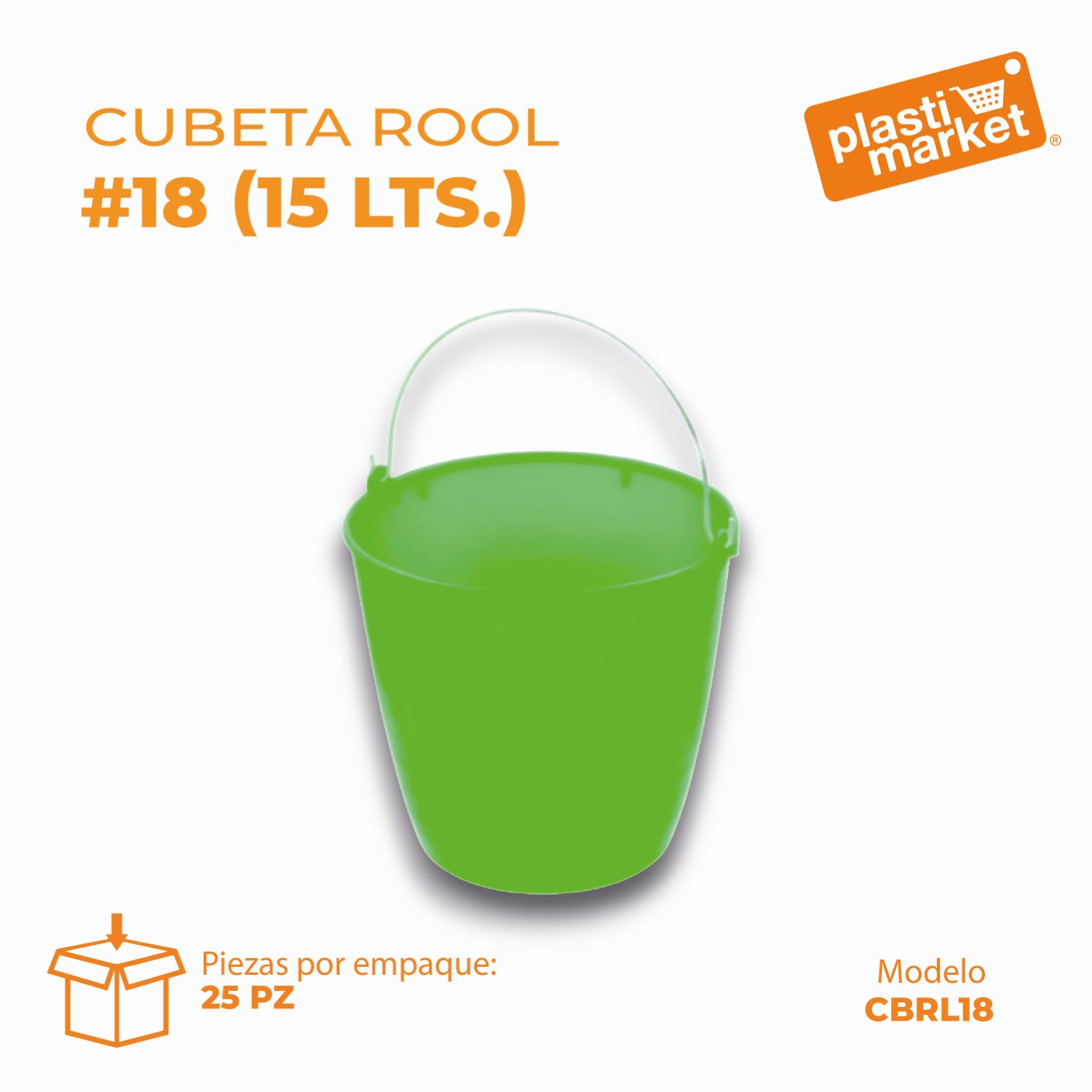 CUBETA ROOL #18 (15 LTS.)